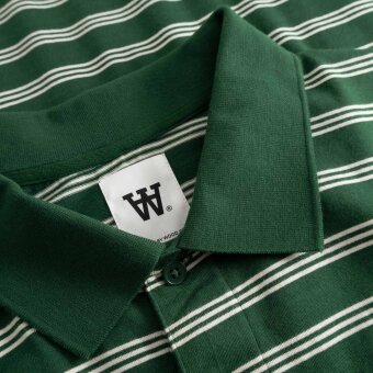 Double A by Wood Wood - Wood Wood - Colton | Polo T-shirt Eden Stripe