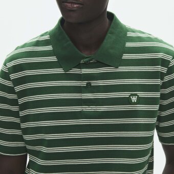 Double A by Wood Wood - Wood Wood - Colton | Polo T-shirt Eden Stripe