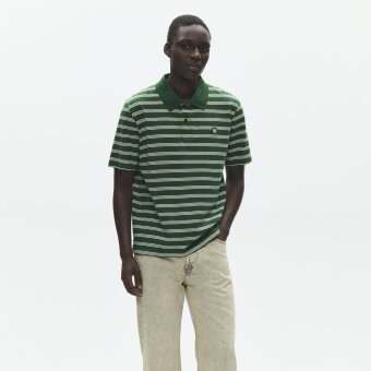 Double A by Wood Wood - Wood Wood - Colton | Polo T-shirt Eden Stripe
