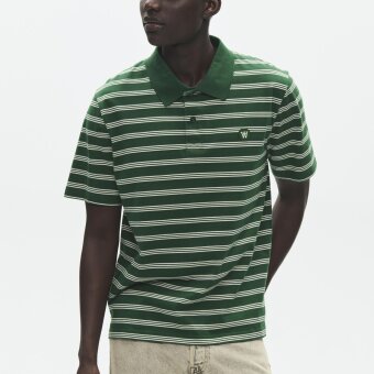 Double A by Wood Wood - Wood Wood - Colton | Polo T-shirt Eden Stripe