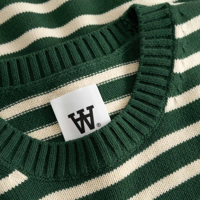 Double A by Wood Wood - Wood Wood - Tay crew neck | Strik Eden Stripe