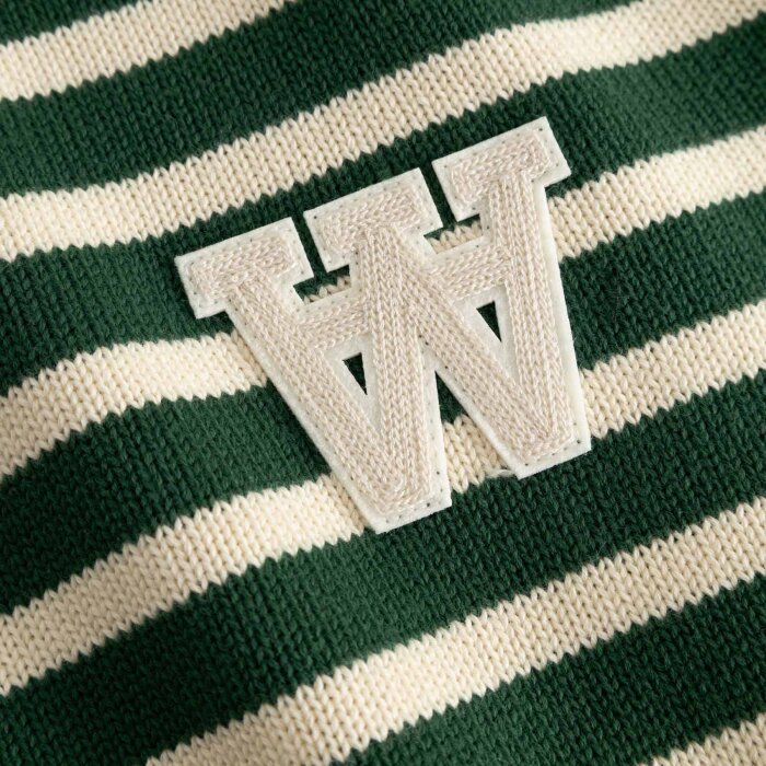 Double A by Wood Wood - Wood Wood - Tay crew neck | Strik Eden Stripe