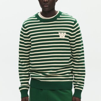 Double A by Wood Wood - Wood Wood - Tay crew neck | Strik Eden Stripe