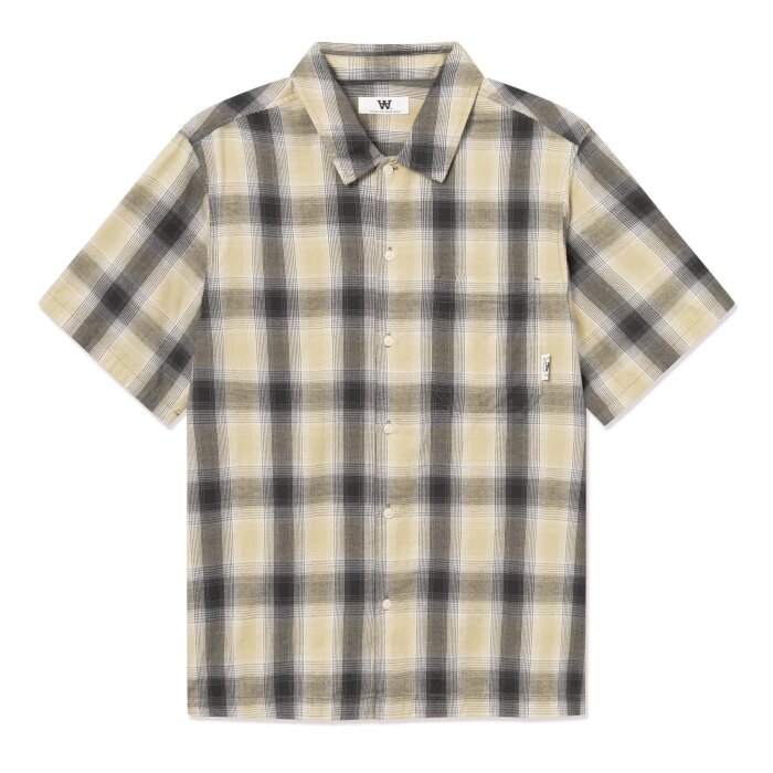Double A by Wood Wood - Wood Wood - Cooper shirt | K/Æ Skjorte Pale Olive