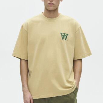 Double A by Wood Wood - Wood Wood - Liam AAchest tee | T-shirt Pale Olive