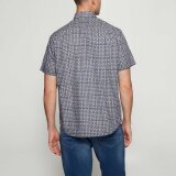 Signal - Signal - Gustaf print shirt | K/Æ Skjorte Blue Captain