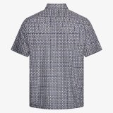 Signal - Signal - Gustaf print shirt | K/Æ Skjorte Blue Captain
