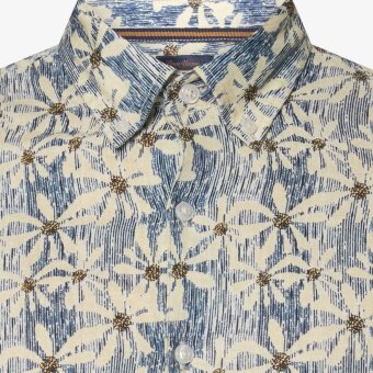 Signal - Signal - Gus linen/cotton shirt | K/Æ Skjorte Blue Captain