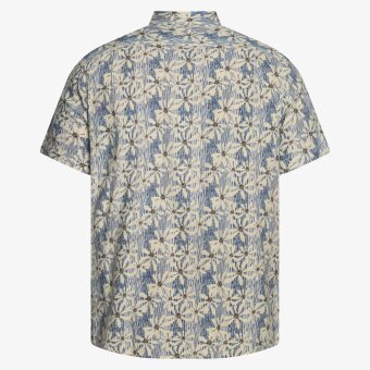 Signal - Signal - Gus linen/cotton shirt | K/Æ Skjorte Blue Captain
