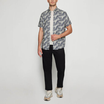 Signal - Signal - Gus linen/cotton shirt | K/Æ Skjorte Creamy 