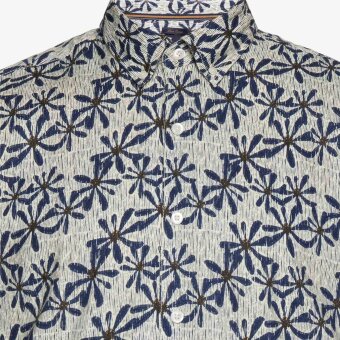 Signal - Signal - Gus linen/cotton shirt | K/Æ Skjorte Creamy 