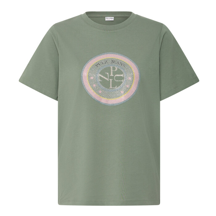 Pulz Jeans ( Dame )  - PULZ - PZCHERI | T-SHIRT AGAVE GREEN 