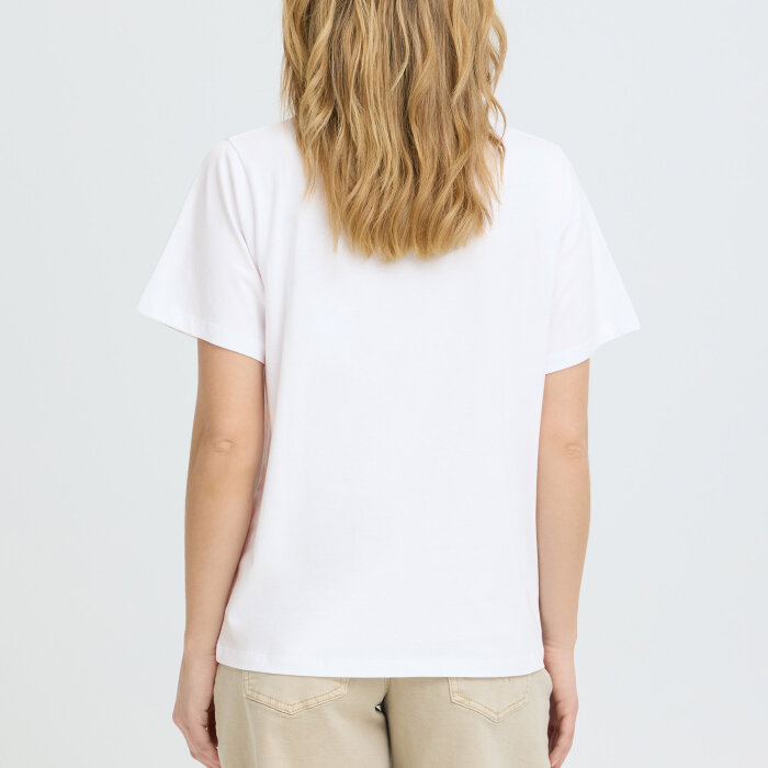 Pulz Jeans ( Dame )  - PULZ - PZCHERI | T-SHIRT BRIGHT WHITE
