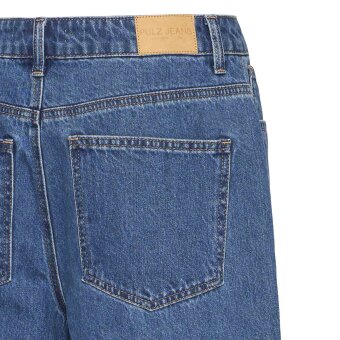 Pulz Jeans ( Dame )  - PULZ - PZBRIDGET | SHORTS MEDIUM BLUE DENIM