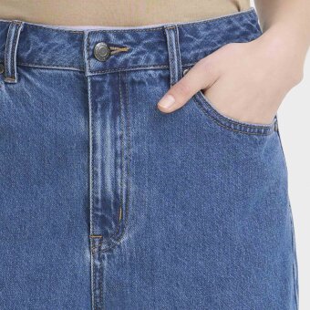 Pulz Jeans ( Dame )  - PULZ - PZBRIDGET | SHORTS MEDIUM BLUE DENIM