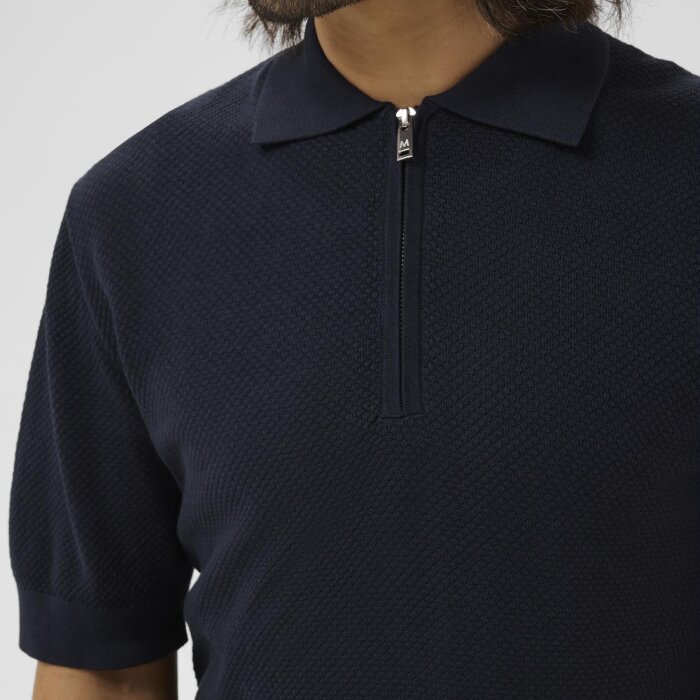 Matinique - Matinique - Polo knit | Polo T-shirt Dark Navy