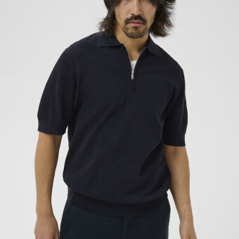 Matinique - Matinique - Polo knit | Polo T-shirt Dark Navy