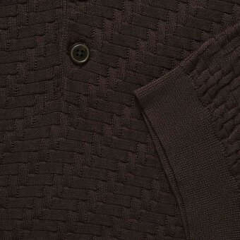Matinique - Matinique - Polo heritage knit | Polo T-shirt Chocolate Brown