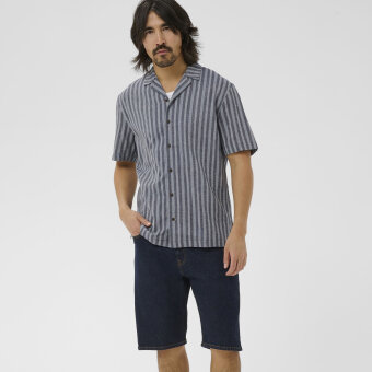 Matinique - Matinique - Brayden shirt | K/Æ Skjorte Dark Navy