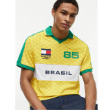 Tommy Hilfiger - Tommy Hilfiger - Football rugby polo | Polo T-shirt Yellow Tommy Hilfiger - Tommy Hilfiger - Football rugby polo | Polo T-shirt Yellow