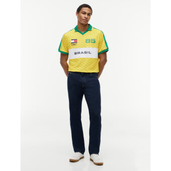 Tommy Hilfiger  - Tommy Hilfiger - Football rugby polo | Polo T-shirt Yellow