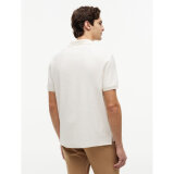 Tommy Hilfiger - Tommy Hilfiger - V neck crepe classic polo | Polo T-shurt Ivory Petal Tommy Hilfiger - Tommy Hilfiger - V neck crepe classic polo | Polo T-shurt Ivory Petal