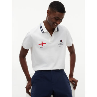 Tommy Hilfiger  - Tommy Hilfiger - Football England polo | Polo T-shirt White