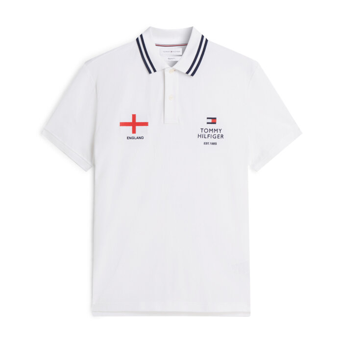 Tommy Hilfiger  - Tommy Hilfiger - Football England polo | Polo T-shirt White