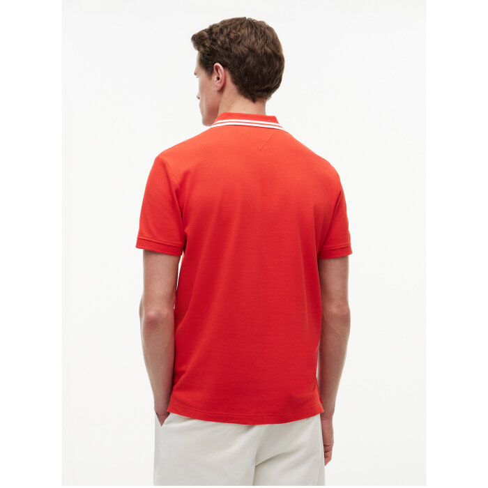 Tommy Hilfiger  - Tommy Hilfiger - Football Spain polo | Polo T-shirt Cajun Red