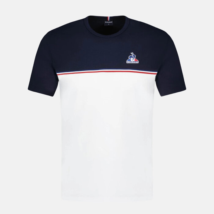 Le Coq Sportif - Le Coq Sportif - Colorblock cotton jersey | T-shirt Mix 1