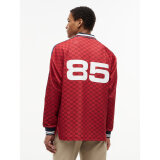 Tommy Hilfiger - Tommy Hilfiger - Football LS rugby polo | Polo T-shirt Medium Red Tommy Hilfiger - Tommy Hilfiger - Football LS rugby polo | Polo T-shirt Medium Red