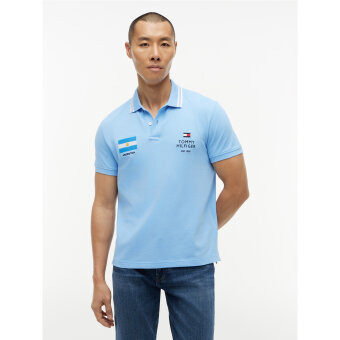 Tommy Hilfiger  - Tommy Hilfiger - Football Argentina polo | Polo T-shirt Ambient Blue