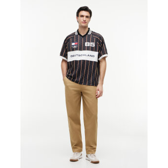 Tommy Hilfiger  - Tommy Hilfiger - Football rugby polo | Polo T-shirt Black