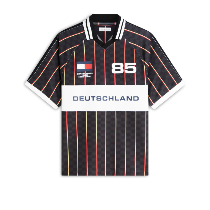 Tommy Hilfiger  - Tommy Hilfiger - Football rugby polo | Polo T-shirt Black