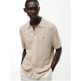 Tommy Hilfiger - Tommy Hilfiger - Pointelle structure shirt | K/Æ Skjorte Batique Khaki Tommy Hilfiger - Tommy Hilfiger - Pointelle structure shirt | K/Æ Skjorte Batique Khaki