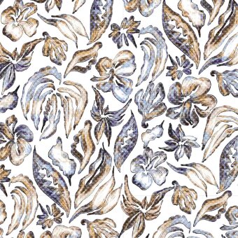 Desoto - Desoto - 92232 813 | K/Æ Jersey Skjorte Pastel Leaves