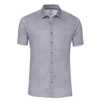 Desoto - Desoto - 92832 709 | K/Æ Jersey Skjorte Light Grey Denim