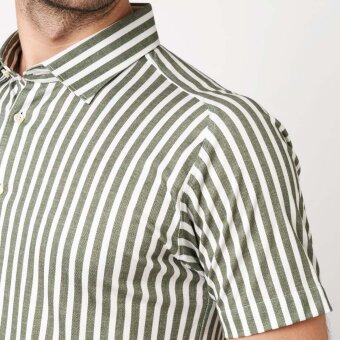Desoto - Desoto - 92632 632 | K/Æ Jersey Skjorte Green Stripes 