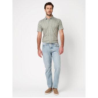 Desoto - Desoto - 92632 632 | K/Æ Jersey Skjorte Green Stripes 