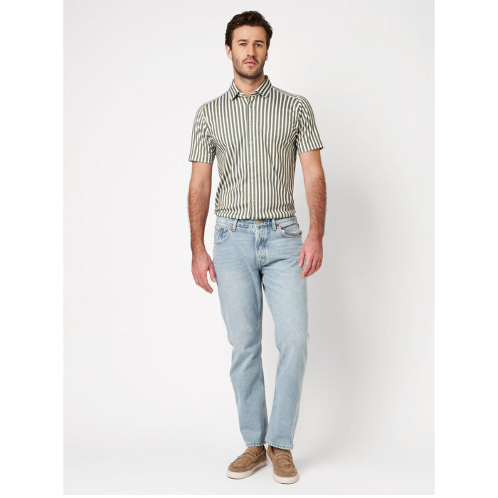 Desoto - Desoto - 92632 632 | K/Æ Jersey Skjorte Green Stripes 