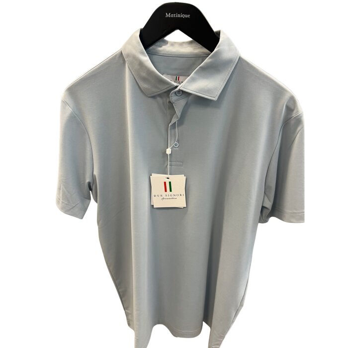 Limited Edition - Due Signori - Lyocell DS 6010 | Polo T-shirt Light Blue