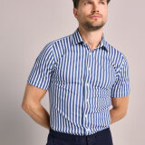 Desoto - Desoto - 92432 532 | K/Æ Jersey Skjorte Middle Blue Stripes Desoto - Desoto - 92432 532 | K/Æ Jersey Skjorte Middle Blue Stripes