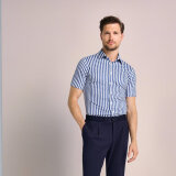 Desoto - Desoto - 92432 532 | K/Æ Jersey Skjorte Middle Blue Stripes Desoto - Desoto - 92432 532 | K/Æ Jersey Skjorte Middle Blue Stripes