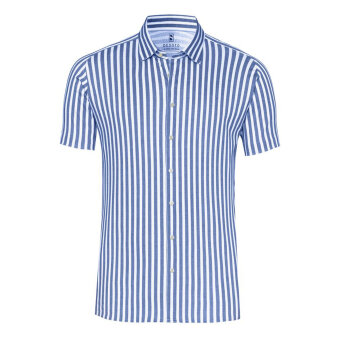 Desoto - Desoto - 92432 532 | K/Æ Jersey Skjorte Middle Blue Stripes