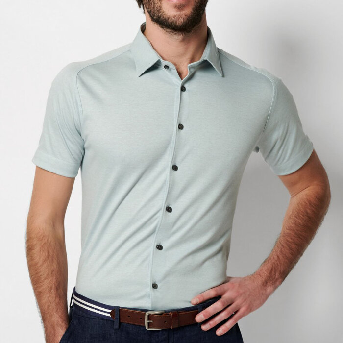 Desoto - Desoto - 97032 551 | K/Æ Jersey Skjorte Powder Blue