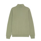 LES DEUX - Les Deux - Piece half zip sweat | Sweatshirt Oil Green LES DEUX - Les Deux - Piece half zip sweat | Sweatshirt Oil Green
