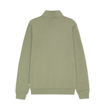 LES DEUX - Les Deux - Piece half zip sweat | Sweatshirt Oil Green 
