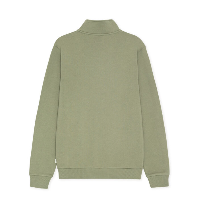 LES DEUX - Les Deux - Piece half zip sweat | Sweatshirt Oil Green 