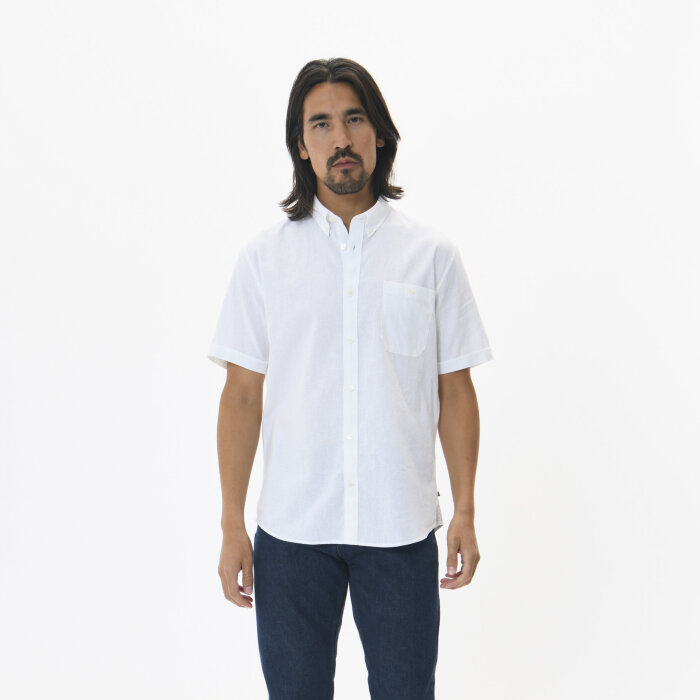 Matinique - Matinique - Trostol shirt hør | K/Æ Hørskjorte Hvid