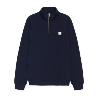 LES DEUX - Les Deux - Piece half zip | Sweatshirt Dark Navy
